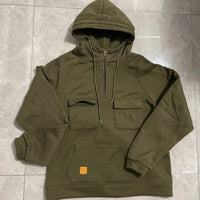 Tactical Half Zip-Up Fleece Hoodie/Jacket – Military-Grade Performance