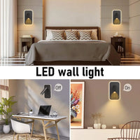 Bedside Wall Lamp – LED Wall Light with Switch and USB Port