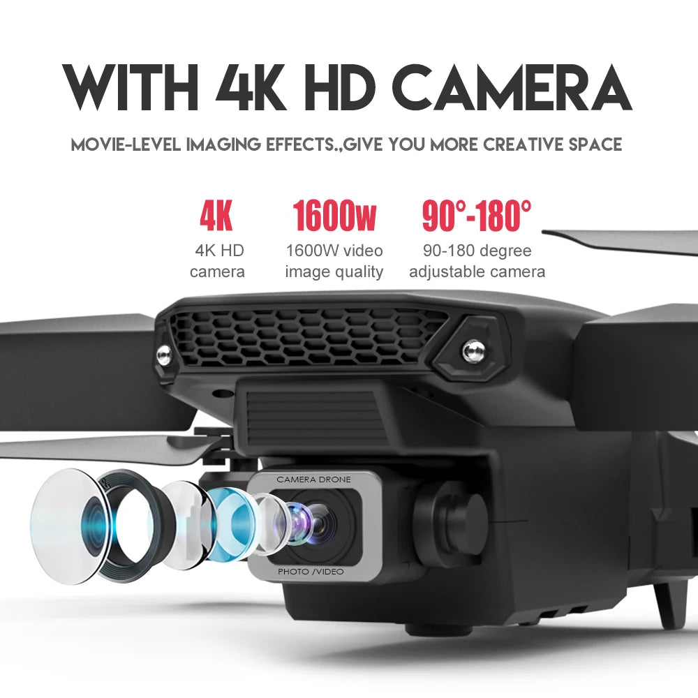 WIFI FPV Drone – 4K HD Wide Angle Camera