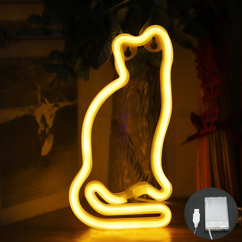 Butterfly Neon Sign – USB/Battery Powered LED Neon Light for Home Decor