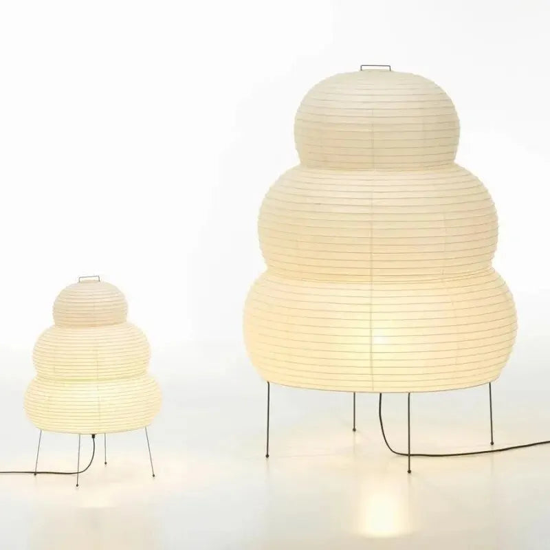 Japanese-Style LED Rice Paper Table Lamp – Noguchi Three-Tone Eye Protection Lamp