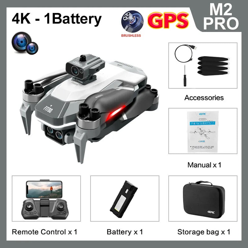 M2 Pro 8K GPS Drone with Obstacle Avoidance