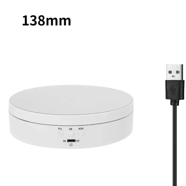 Photography Turntable Electric Rotating Display Stand 360 Degrees