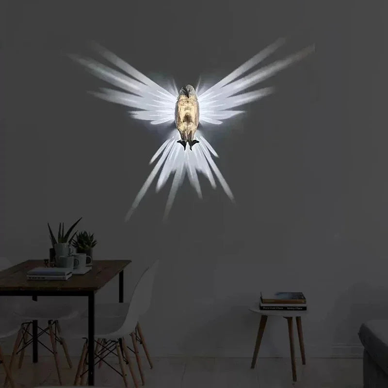 Bird Wall Lamp – Halloween Owl & Eagle Shape