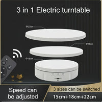 Photography Turntable Electric Rotating Display Stand 360 Degrees