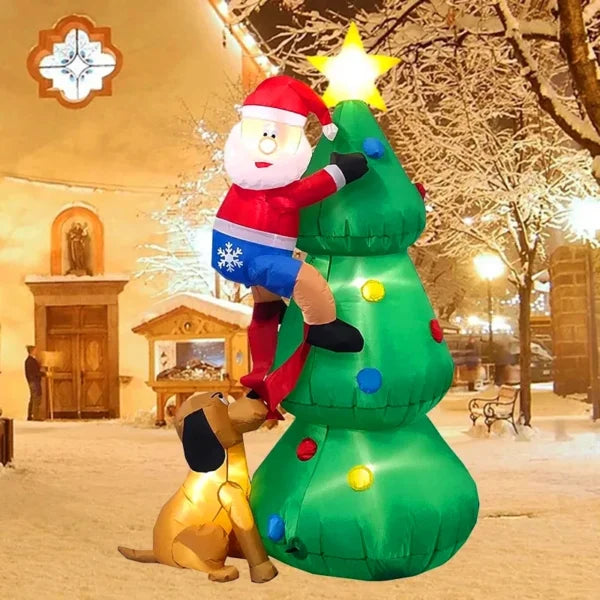 1.8M Giant Inflatable Santa Claus Christmas Decoration