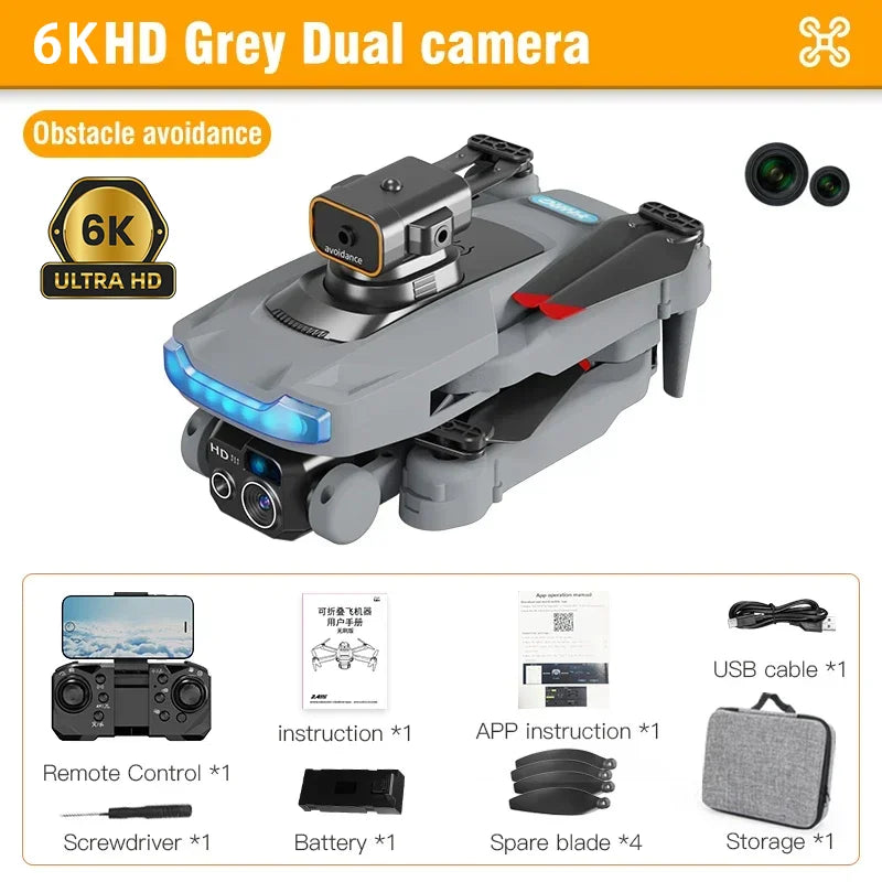 2024 P15 WIFI FPV Drone with 8K GPS Camera