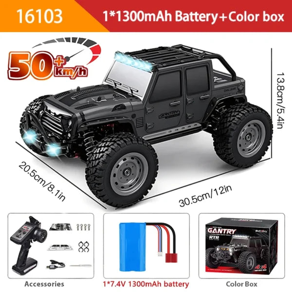 RC High Speed Drift Monster Truck – Remote Control Off-Road Racing Car for Kids & Adults