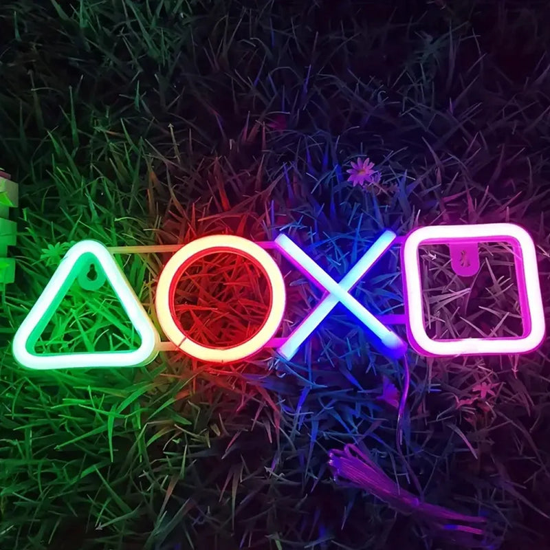 Game Controller Neon Sign – LED Wall Decor