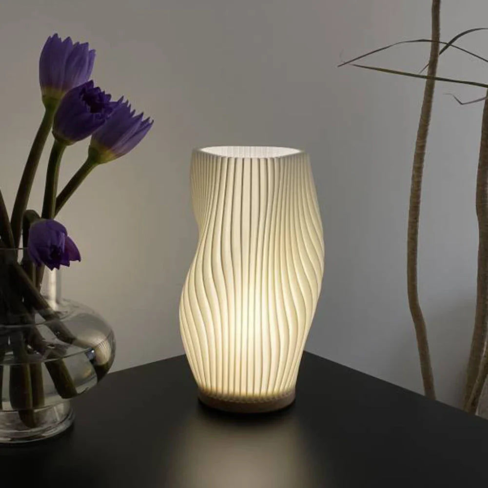 Spiral Wave Table Lamp