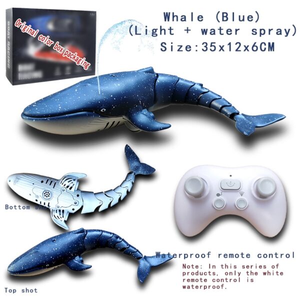 Shark Remote Control Toy – Realistic Swimming Shark for Water Play