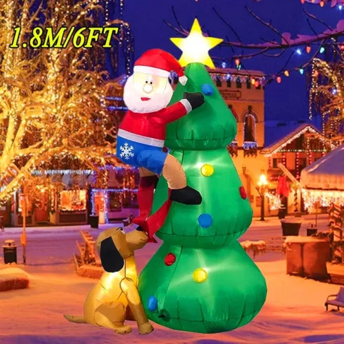 1.8M Giant Inflatable Santa Claus Christmas Decoration