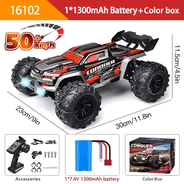 RC High Speed Drift Monster Truck – Remote Control Off-Road Racing Car for Kids & Adults