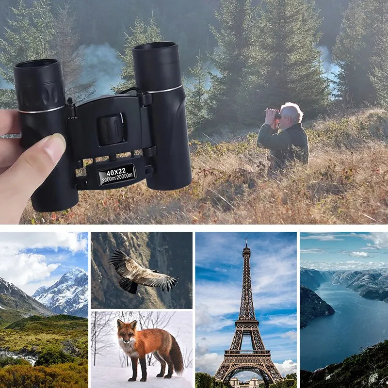 40x22 HD Powerful Binoculars – Long Range Mini Telescope