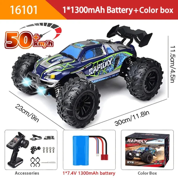 RC High Speed Drift Monster Truck – Remote Control Off-Road Racing Car for Kids & Adults