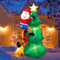 1.8M Giant Inflatable Santa Claus Christmas Decoration