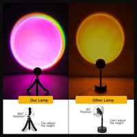 Flexible Octopus Sunset LED Projector Lamp for Home Decor