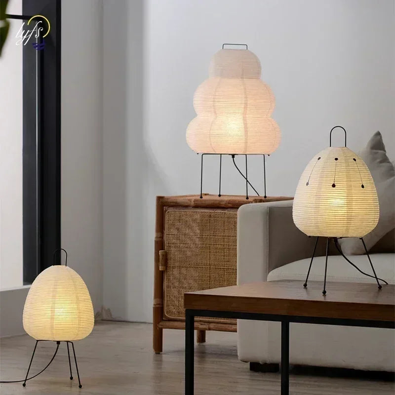 LED Wabi-Sabi Table Lamp – Minimalist Interior Lighting