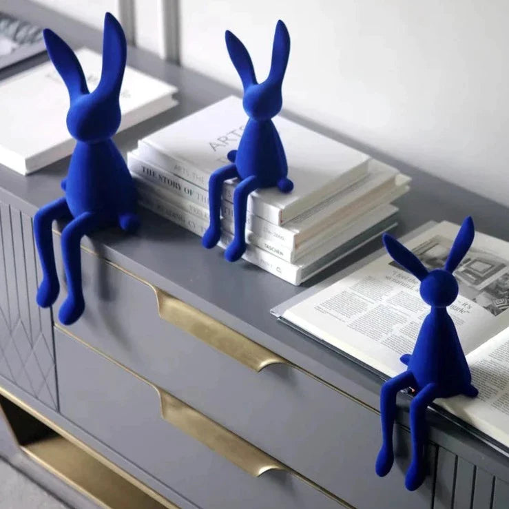 Scandinavian Abstract Rabbit Sculptures