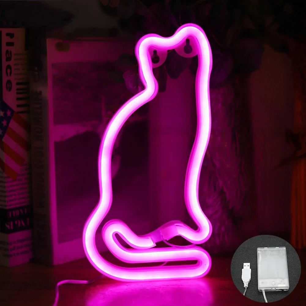 Butterfly Neon Sign – USB/Battery Powered LED Neon Light for Home Decor