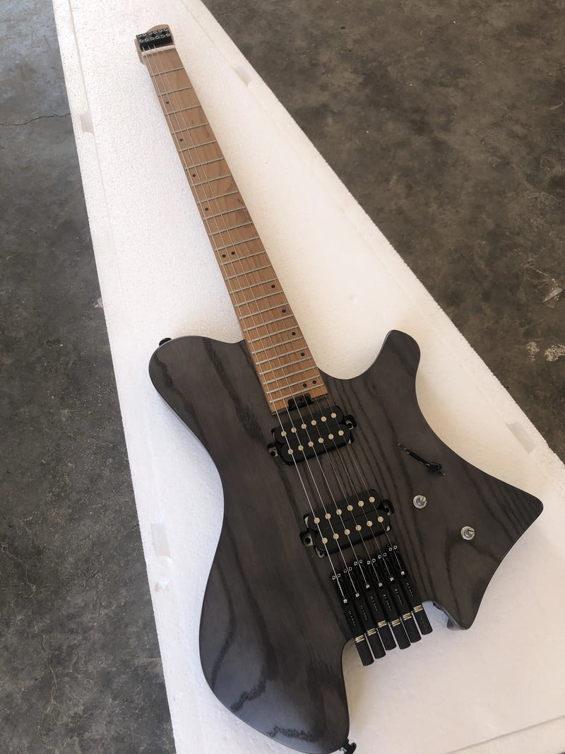 Mini 6-String Headless Electric Guitar – 30" Mahogany Body & Rosewood Fretboard