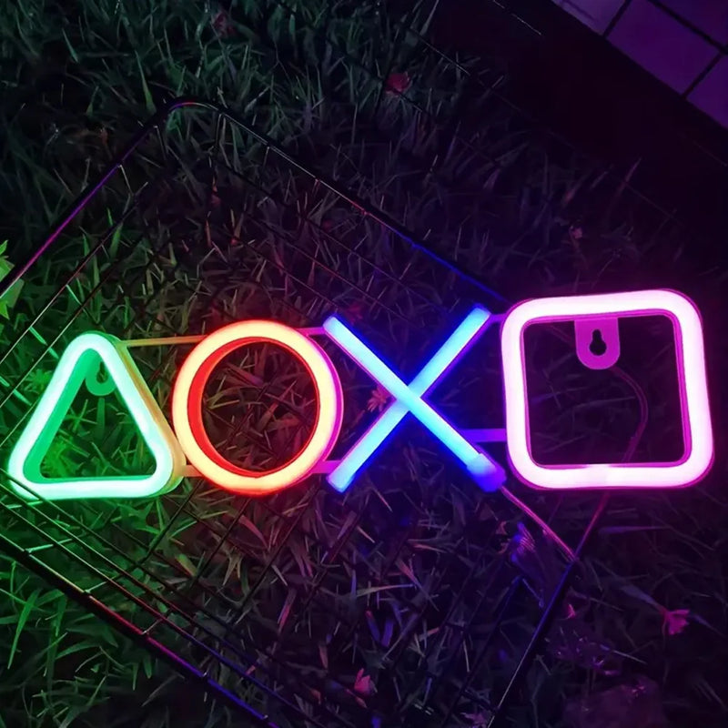 Game Controller Neon Sign – LED Wall Decor