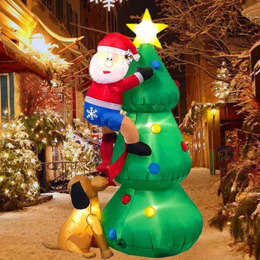 1.8M Giant Inflatable Santa Claus Christmas Decoration