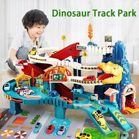 Dinosaur Mountain Track – Dinosaur-Themed Racing Playset