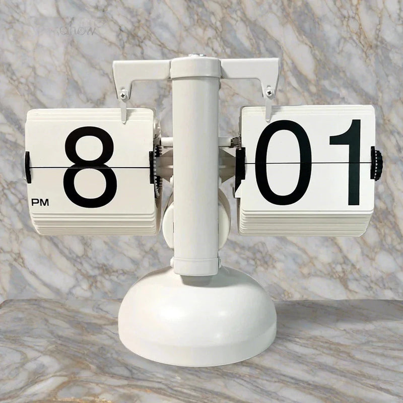 Retro Style Flip Down Mechanical Clock