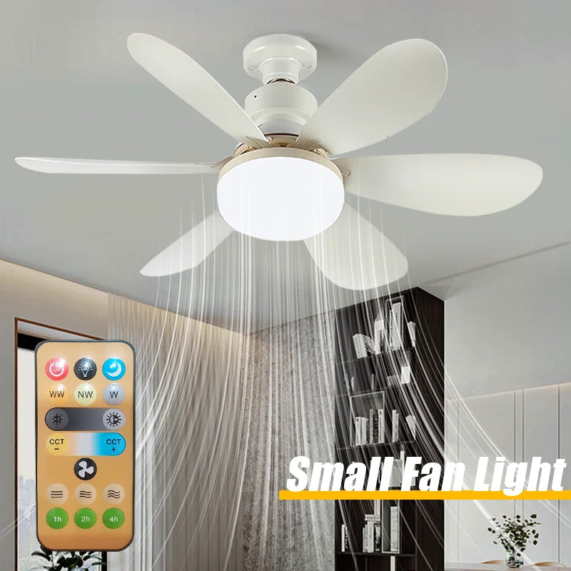 20.5-Inch 30W Ceiling Fan with Remote Control – LED Light