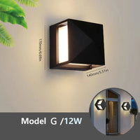 LED Outdoor Wall Light – Waterproof IP66 with Motion Sensor