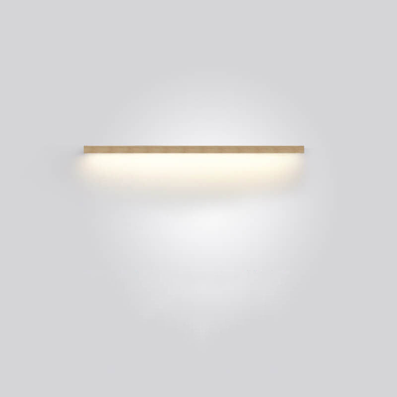 Japanische minimalistische Holzstreifen LED Wandleuchte Lampe 