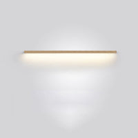 Japanische minimalistische Holzstreifen LED Wandleuchte Lampe 