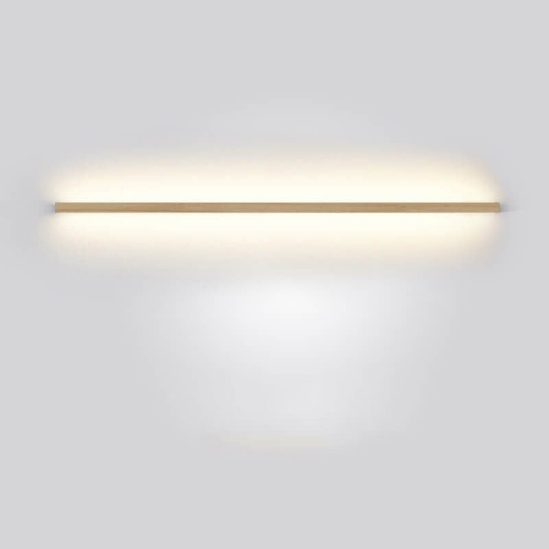 Japanische minimalistische Holzstreifen LED Wandleuchte Lampe 