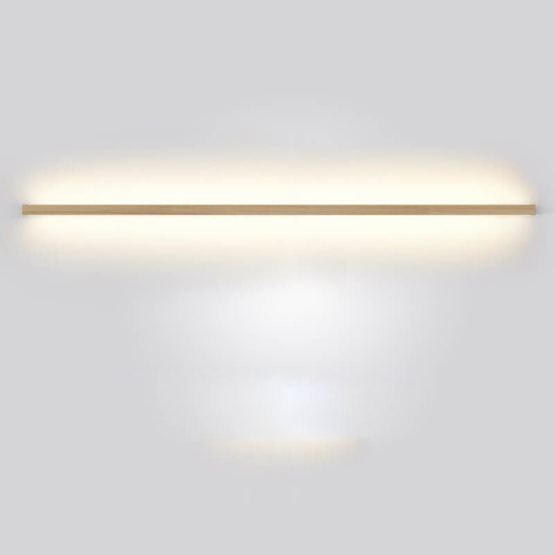 Japanische minimalistische Holzstreifen LED Wandleuchte Lampe 