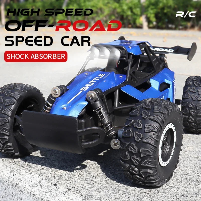 1:16 RC Car with LED Lights – High-Speed Off-Road Adventure