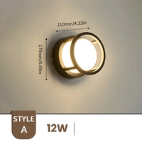 LED Outdoor Wall Light – Waterproof IP66 with Motion Sensor