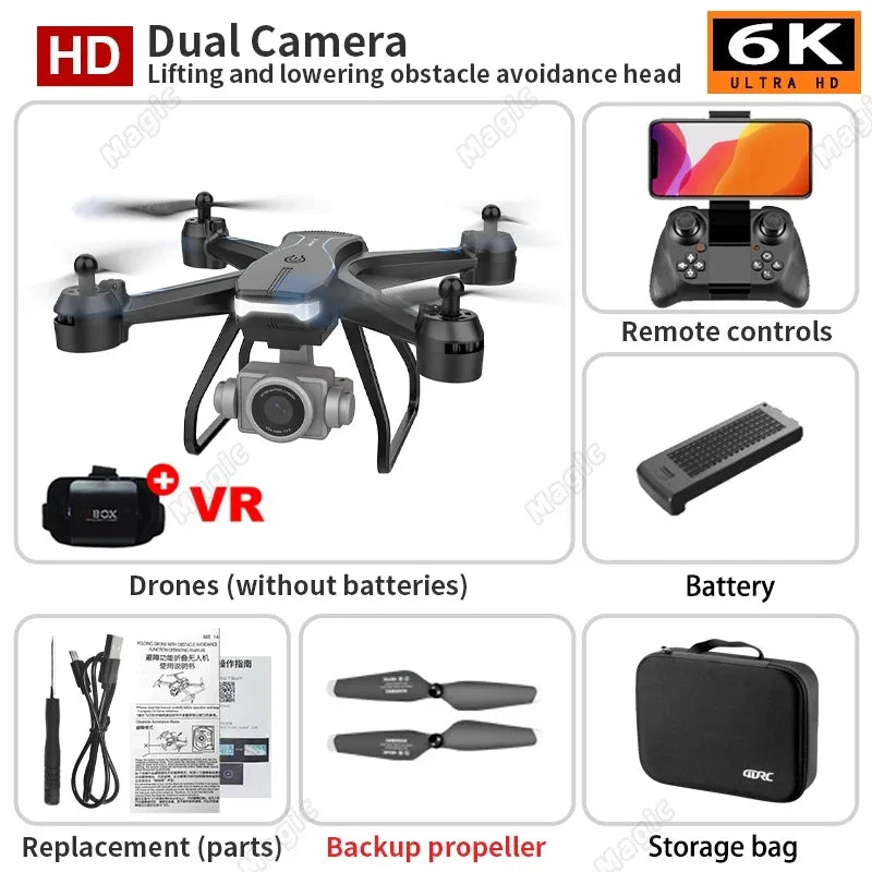 V14 Drone – 8K HD Wide Angle Camera with Dual Cameras