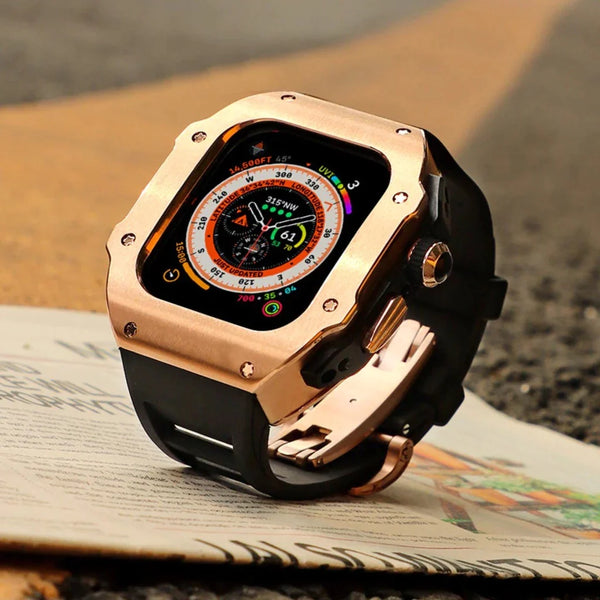 Luxuriöse Apple Watch-Gehäuse aus Edelstahl für die Apple Watch Ultra und Ultra 2