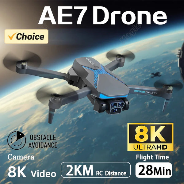 AE7 8K UHD Drone with Dual FPV Cameras