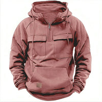 Tactical Half Zip-Up Fleece Hoodie/Jacket – Military-Grade Performance