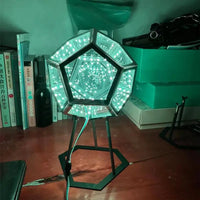 Infinity Mirror 3D Dodecahedron Lamp