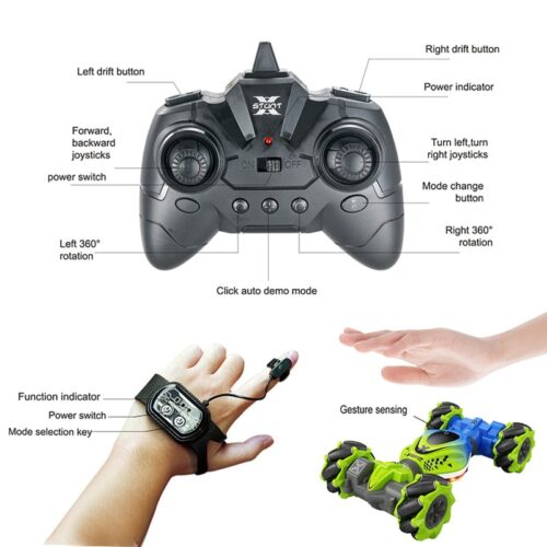 Remote Control Gesture Sensor RC Stunt Car