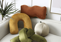 Soft Retro Shapes Pillow