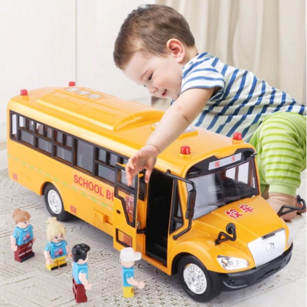 Kids Educational Interactive School Bus Toy