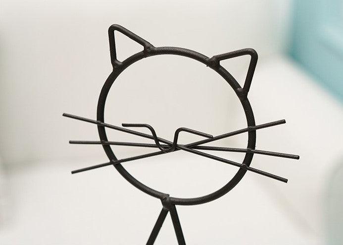 Iron Cat Glasvase in Herzform, Pflanzgefäße für Anzuchtstationen