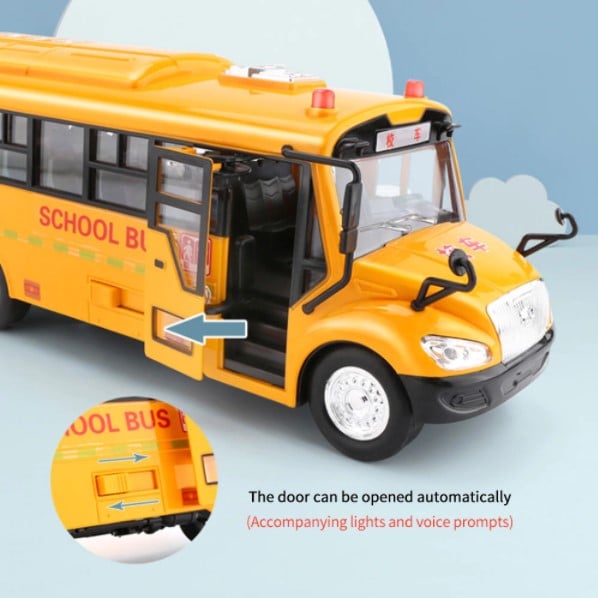 Kids Educational Interactive School Bus Toy