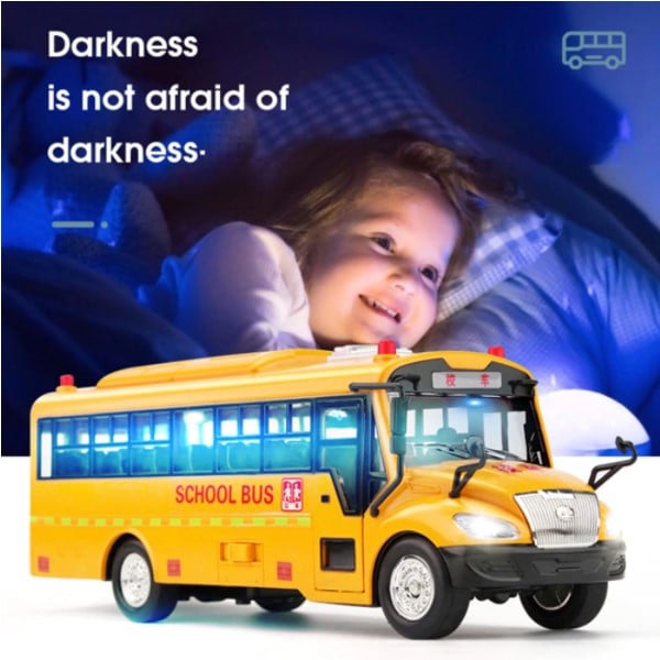 Kids Educational Interactive School Bus Toy