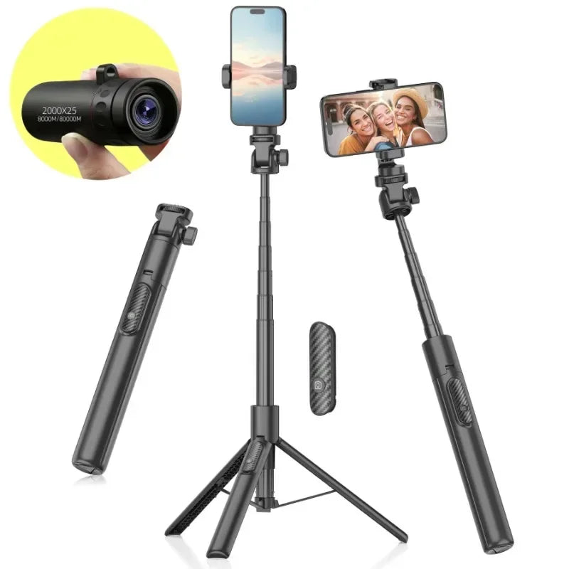 2000x25 HD Monocular Telescope – Portable Mobile Phone Scope