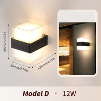 LED Outdoor Wall Light – Waterproof IP66 with Motion Sensor